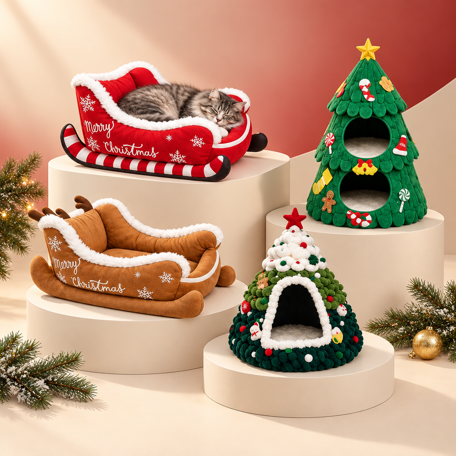 Purr Nook Holiday Cat Beds
